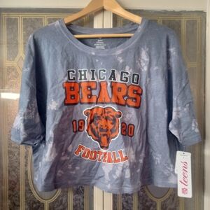NFL Chicago Bears Gray and Orange Kids Shirt